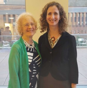 Sue Morss (left) with daughter Alisa Morss Clyne